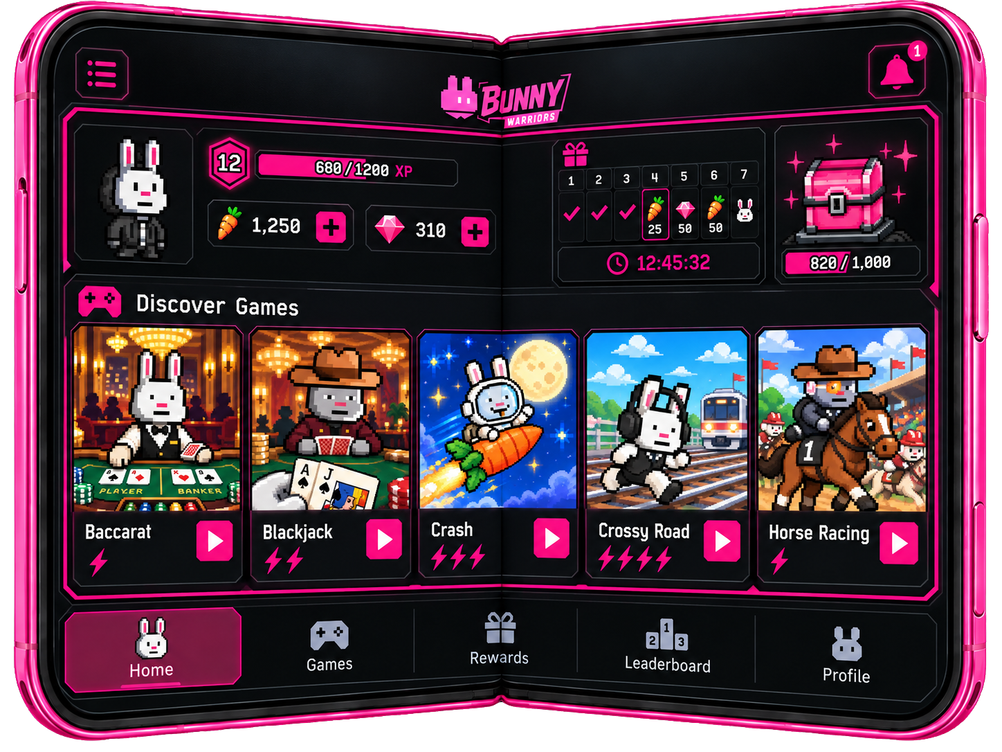 Bunny Warriors on iPhone Duo